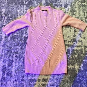 Sweater dress with Capri arms